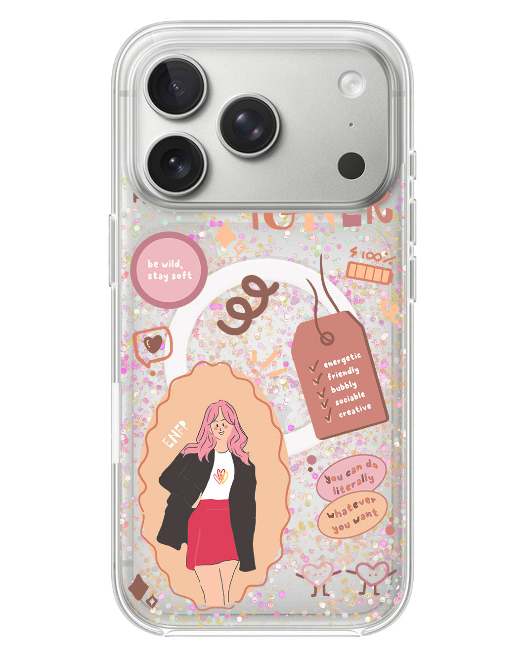 iPhone Glitter Case - Enfp