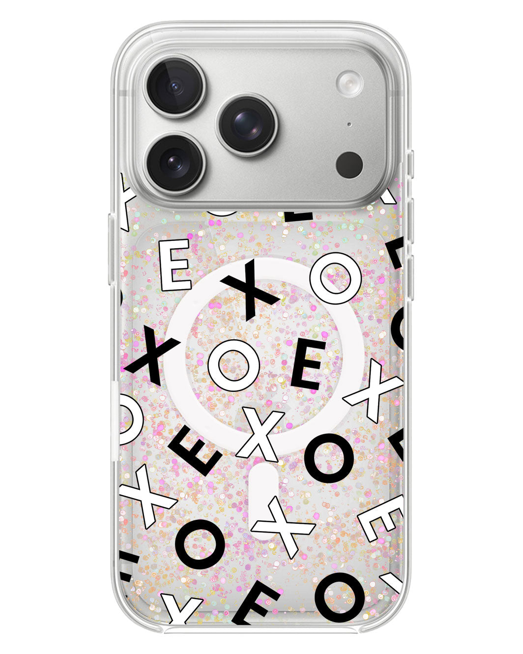 iPhone Glitter Case - EXO Monogram