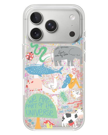iPhone Glitter Case - Equality
