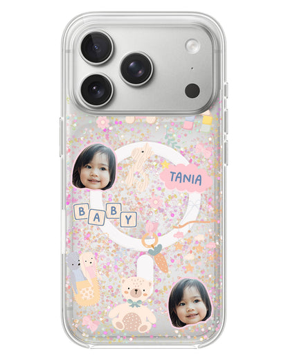 iPhone Glitter Case - Face Grid Girl Toys