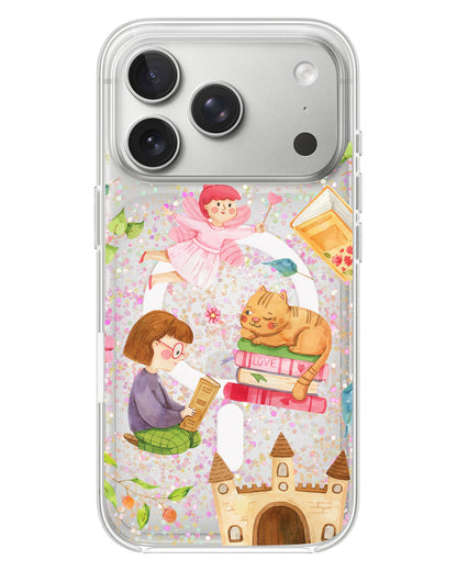 iPhone Glitter Case - Fairy Cat