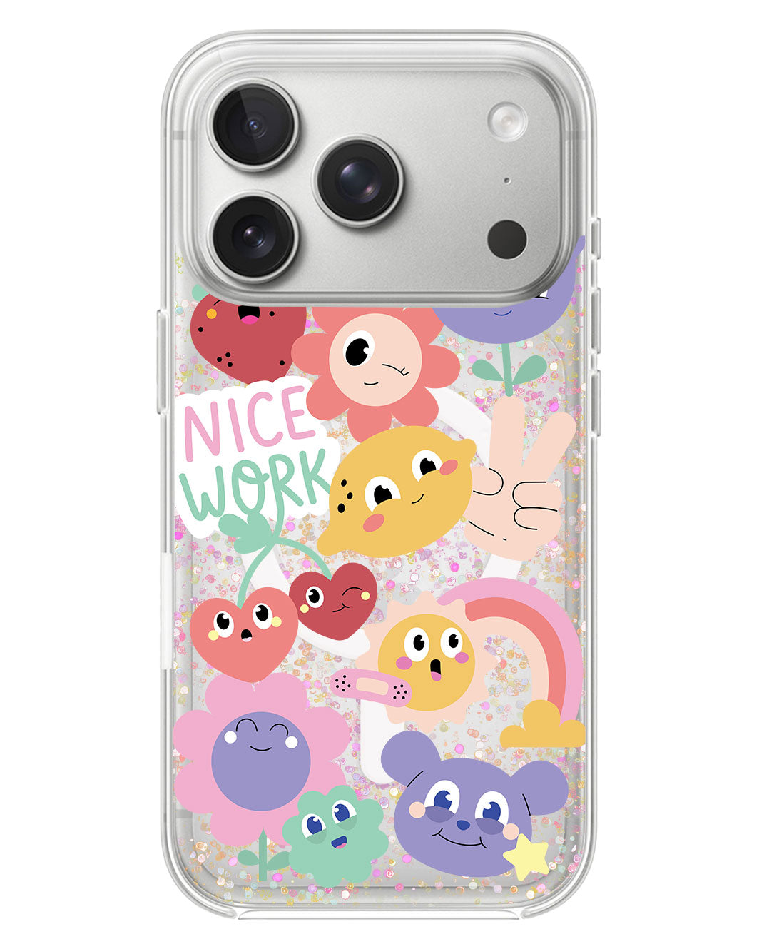 iPhone Glitter Case - Garden Party