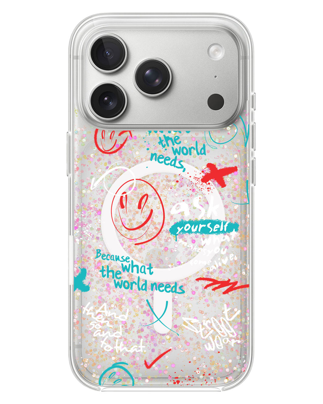iPhone Glitter Case - Graffiti 2.0