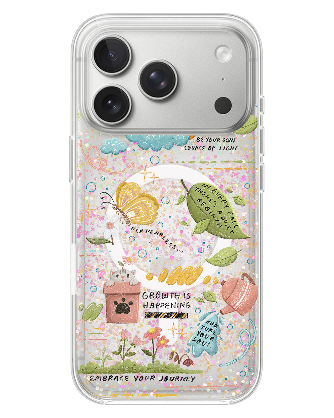 iPhone Glitter Case - Growth