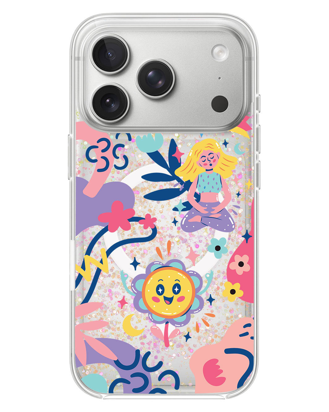 iPhone Glitter Case - Heather