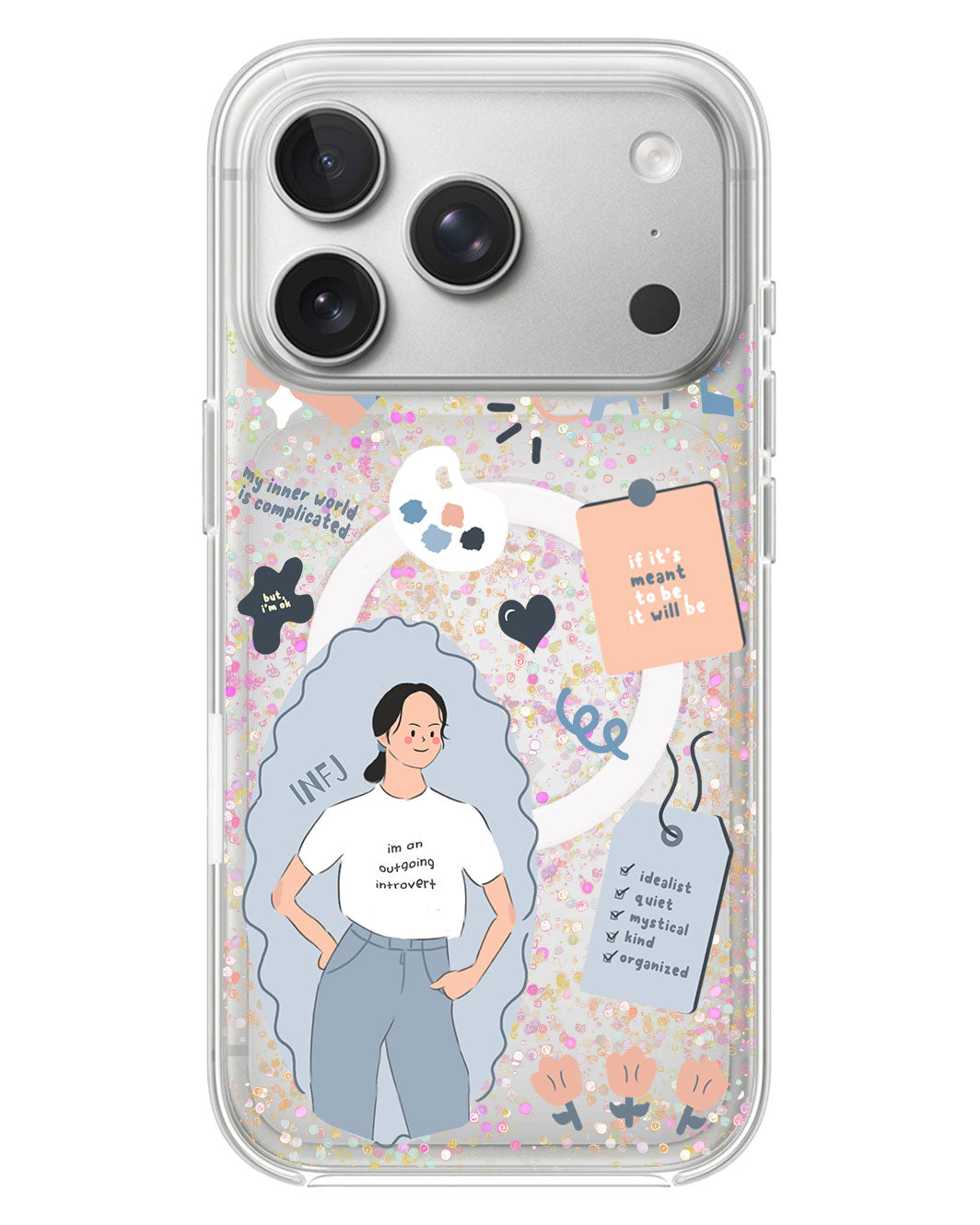iPhone Glitter Case - Infj