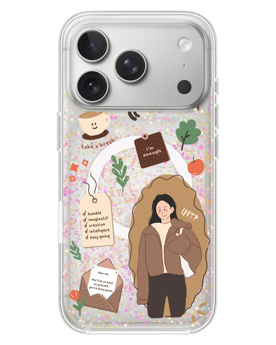iPhone Glitter Case - Intp