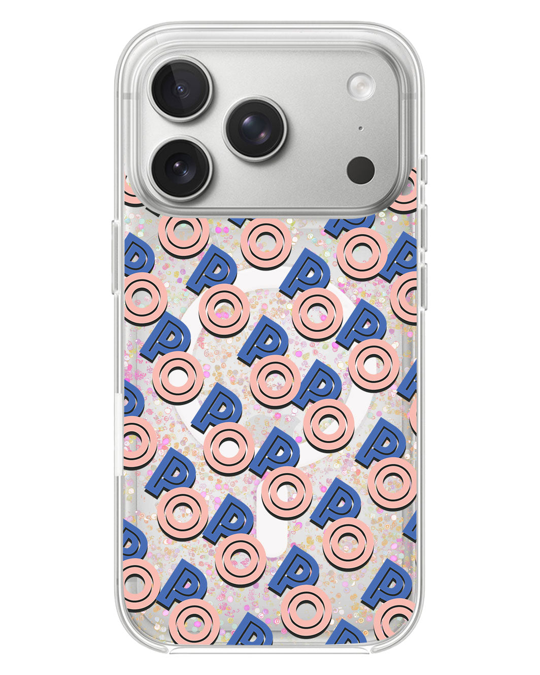 iPhone Glitter Case - Initial 1.0 Monogram