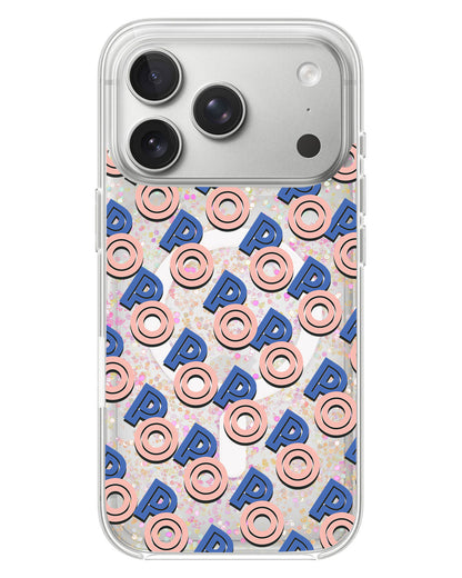 iPhone Glitter Case - Initial 1.0 Monogram