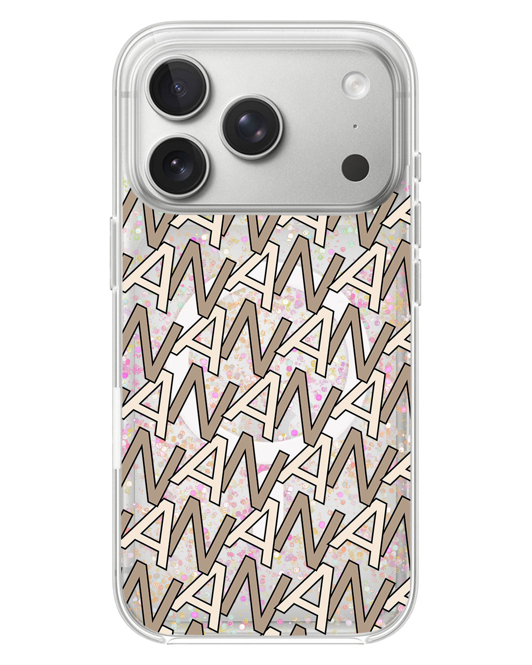 iPhone Glitter Case - Initial 4.0 Monogram
