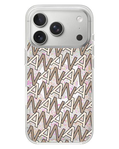 iPhone Glitter Case - Initial 4.0 Monogram