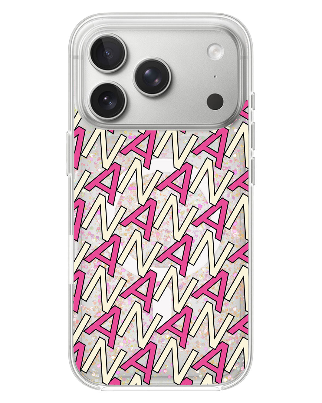 iPhone Glitter Case - Initial 6.0 Monogram