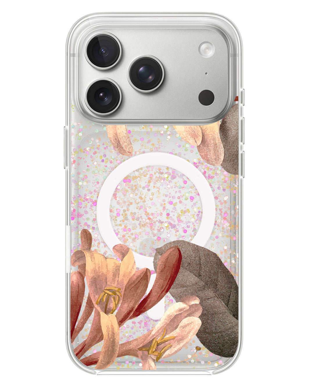 iPhone Glitter Case - June Honey Suckle