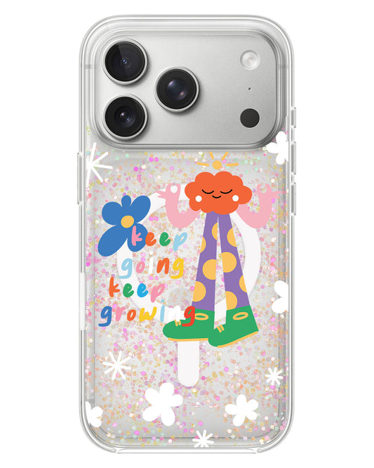 iPhone Glitter Case - Keep Growing