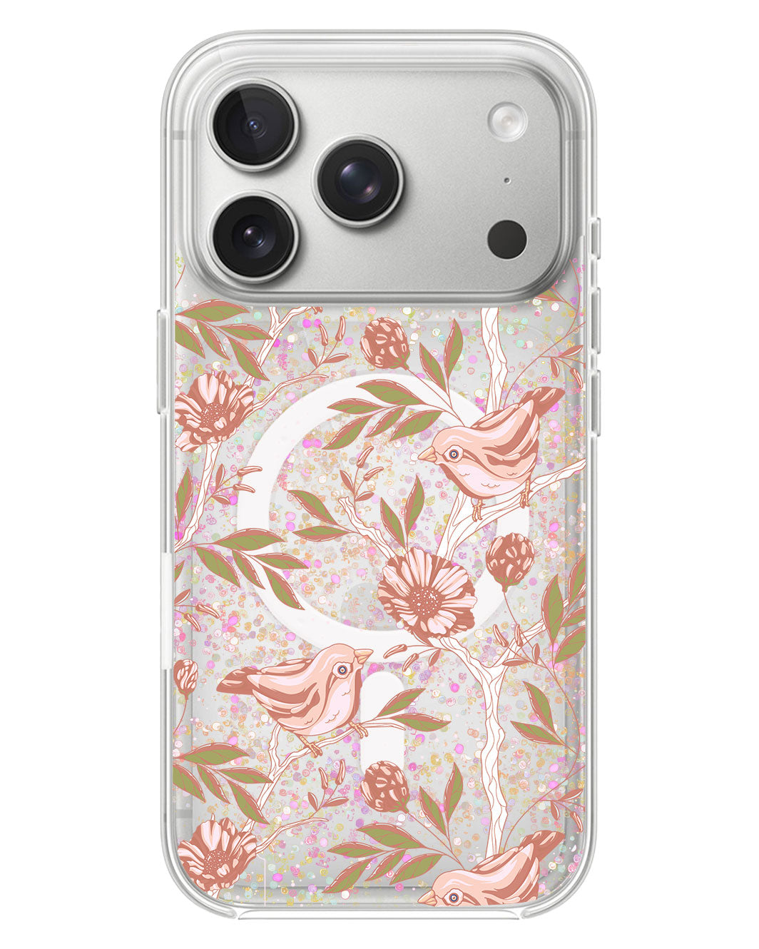 iPhone Glitter Case - Lovebird 14.0