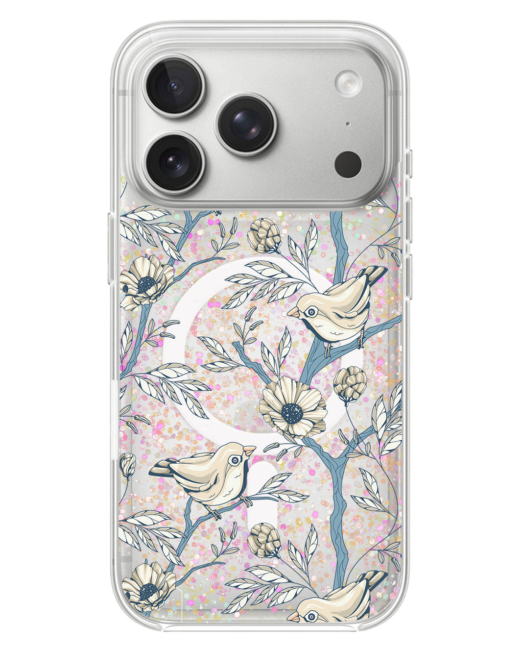 iPhone Glitter Case - Lovebird 9.0
