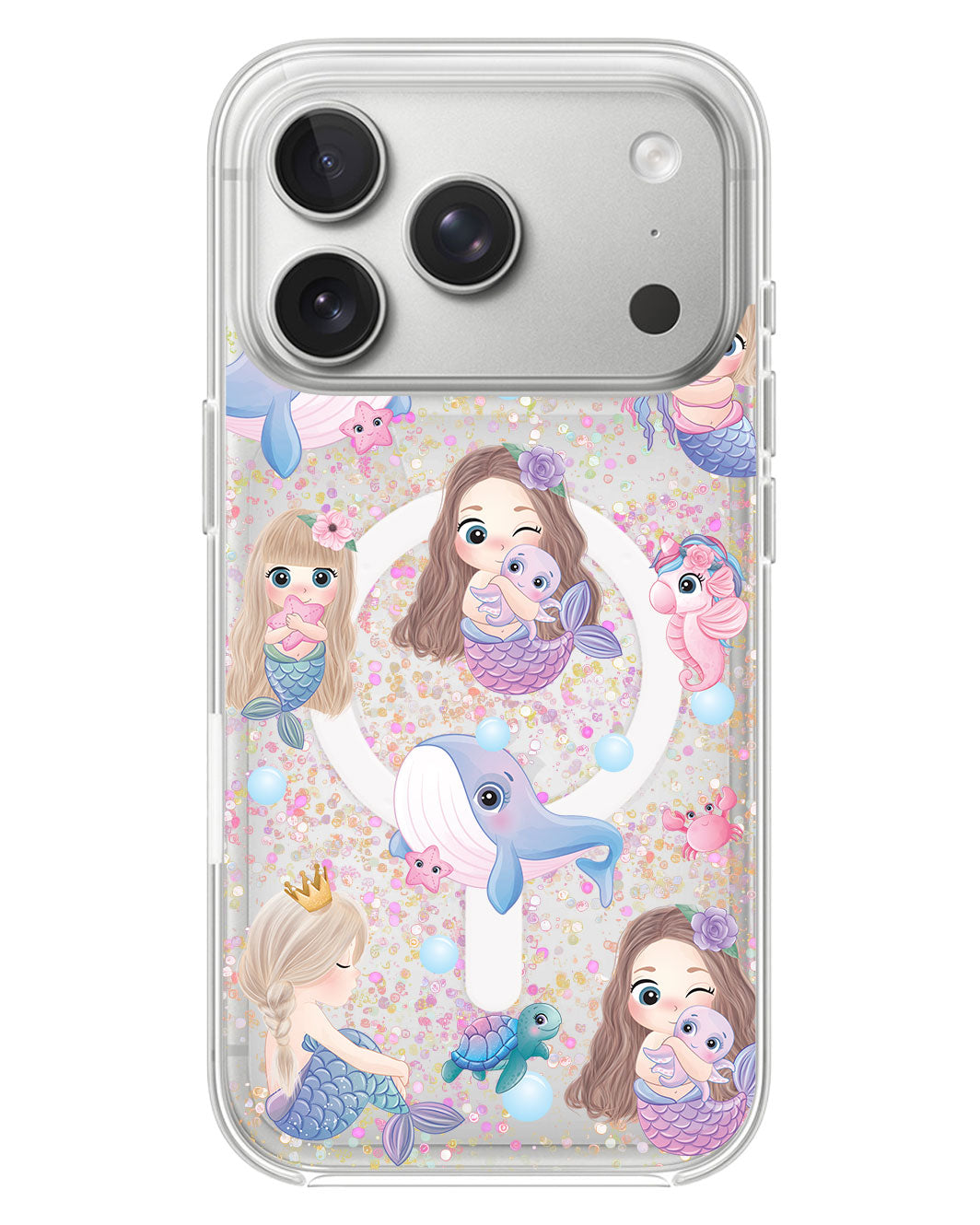 iPhone Glitter Case - Little Mermaid