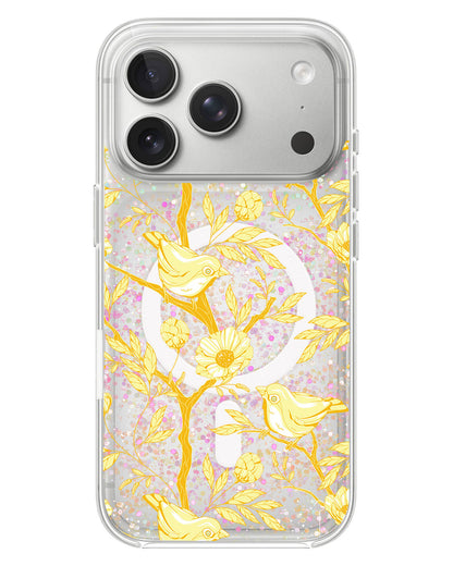 iPhone Glitter Case - Lovebird Monochrome 2.0
