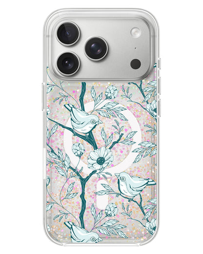 iPhone Glitter Case - Lovebird Monochrome 6.0
