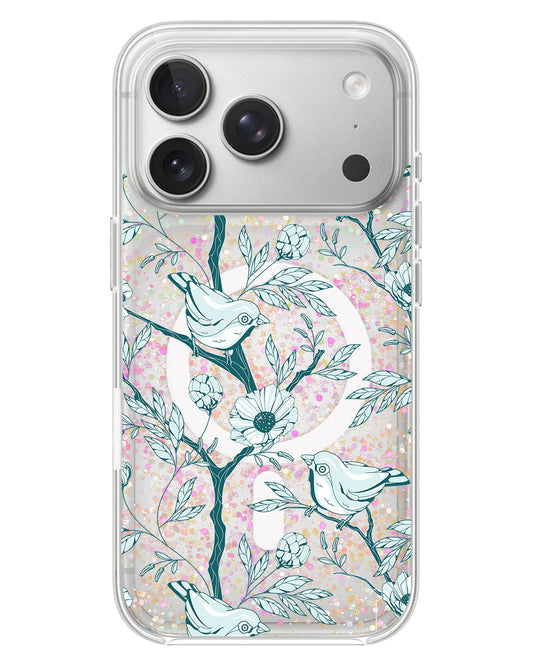 iPhone Glitter Case - Lovebird Monochrome 6.0