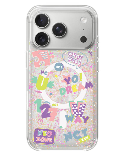 iPhone Glitter Case - NCT Sticker Pack