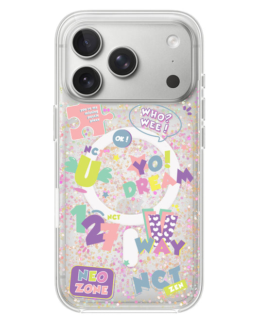 iPhone Glitter Case - NCT Sticker Pack