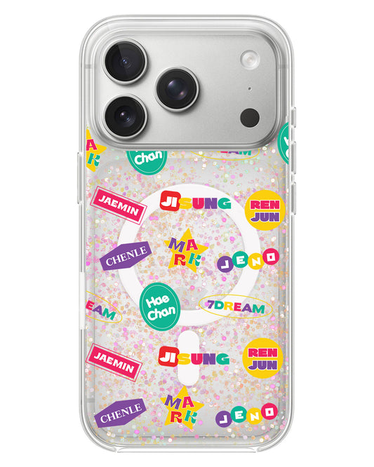 iPhone Glitter Case - NCT Dream 7 Dream