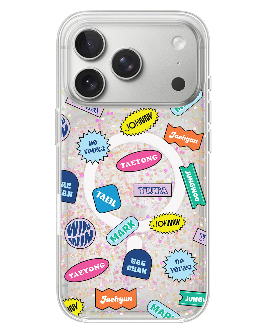 iPhone Glitter Case - NCT127 Squad