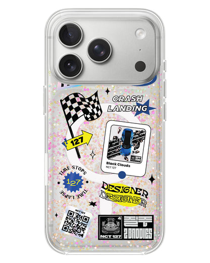 iPhone Glitter Case - NCT127 Sticker Pack