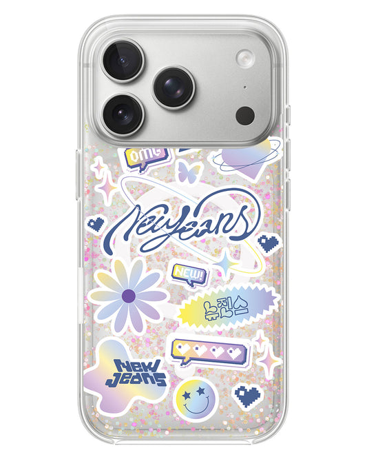 iPhone Glitter Case - NewJeans OMG 2.0