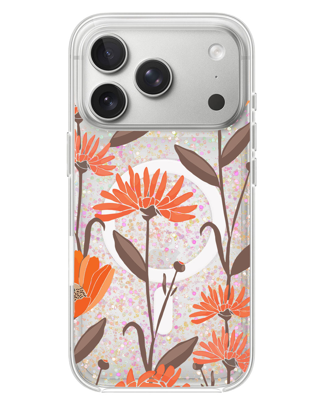 iPhone Glitter Case - November Marigold