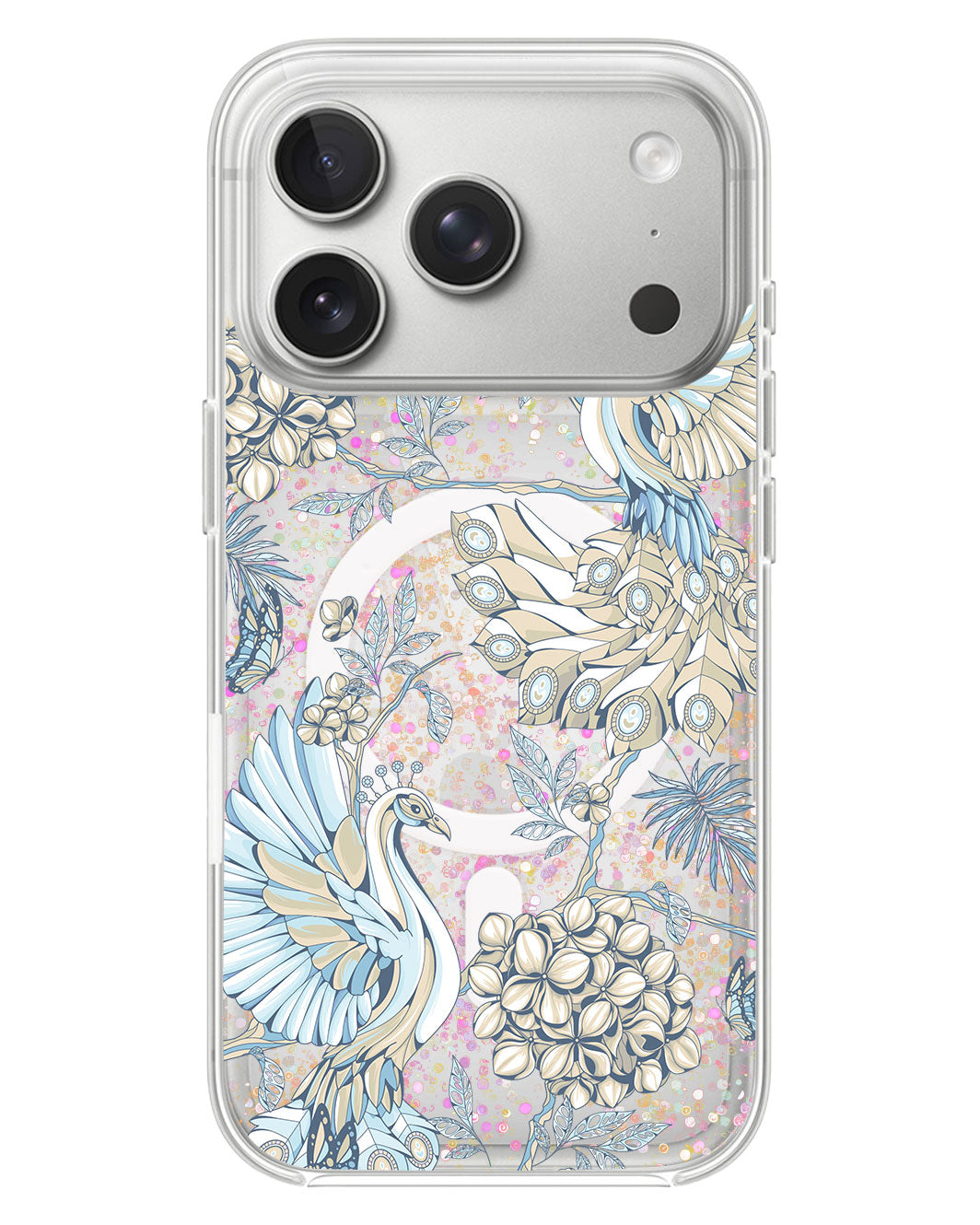 iPhone Glitter Case - Peacock 5.0