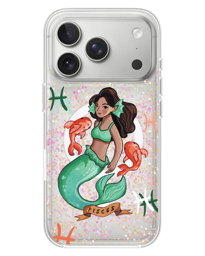 iPhone Glitter Case - Pisces