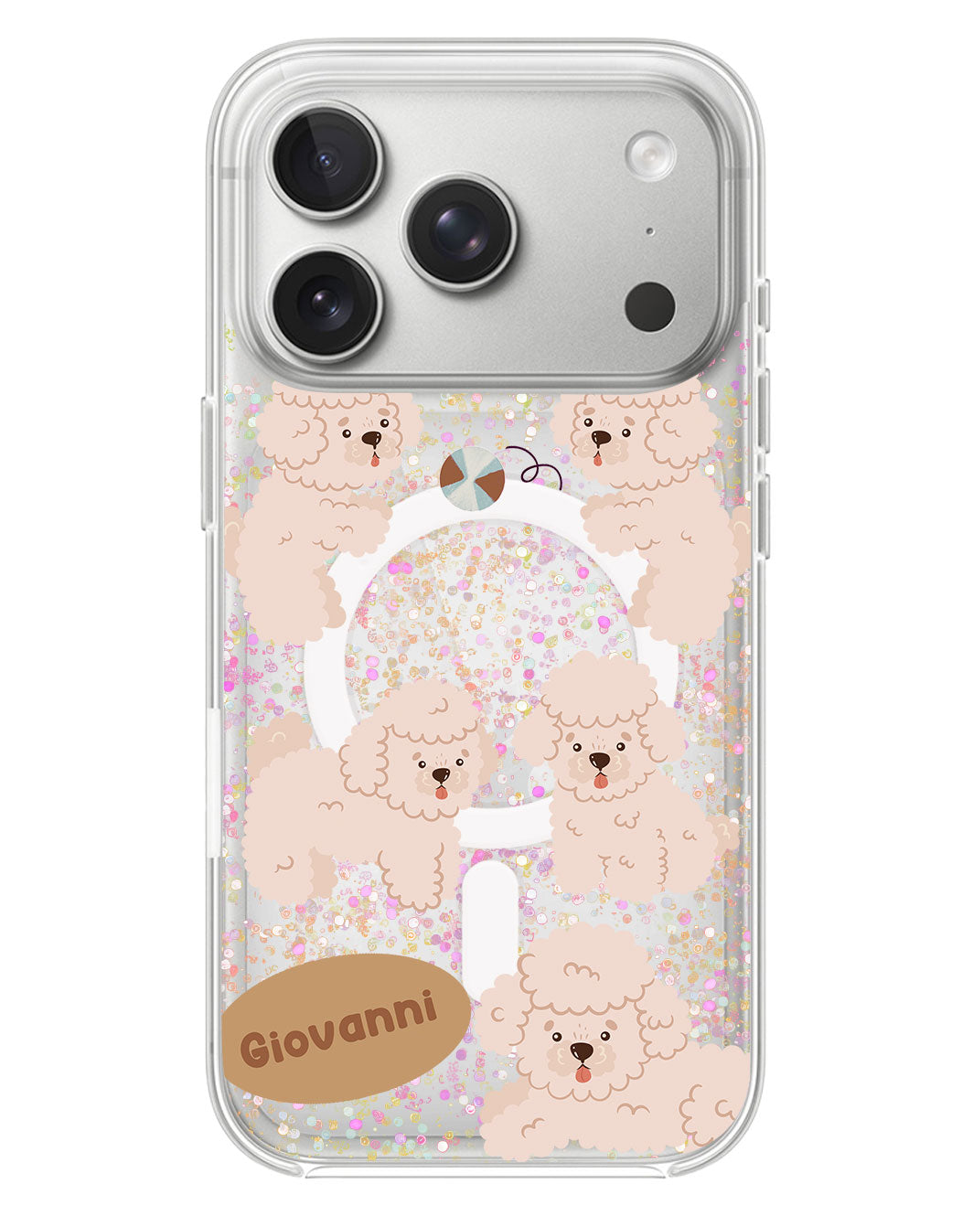 iPhone Glitter Case - Poodle Squad 2.0
