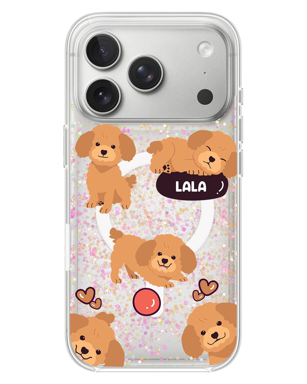 iPhone Glitter Case - Poodle Squad
