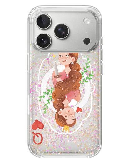 iPhone Glitter Case - Queen