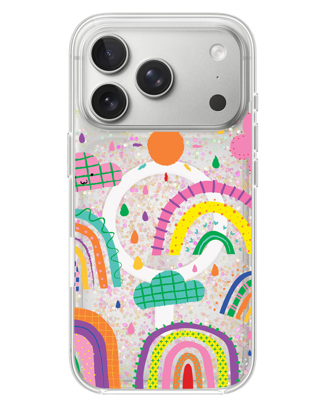 iPhone Glitter Case - Rainbow