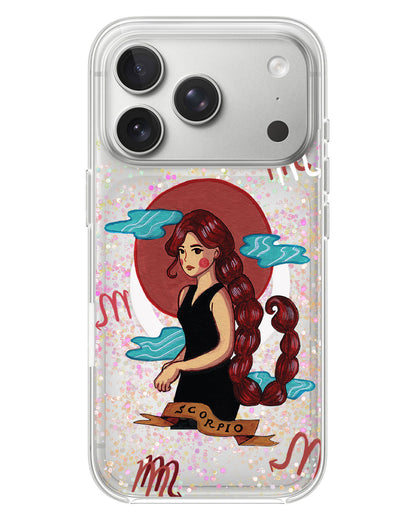 iPhone Glitter Case - Scorpio
