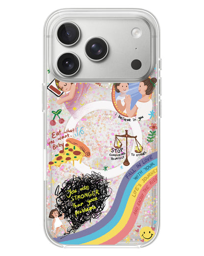iPhone Glitter Case - Self Love 2.0