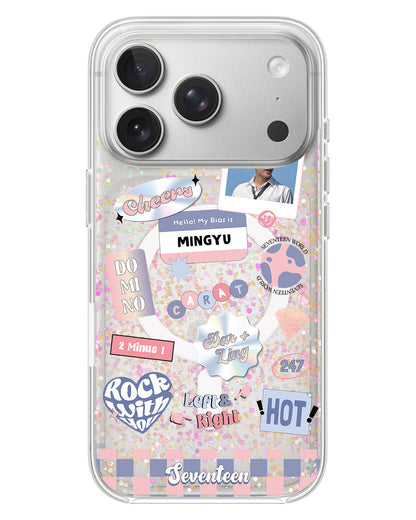 iPhone Glitter Case - Seventeen World