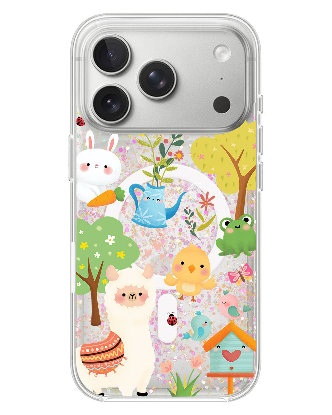 iPhone Glitter Case - Spring