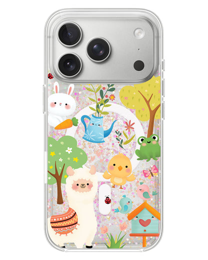 iPhone Glitter Case - Spring