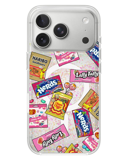 iPhone Glitter Case - Sweets And Gummies