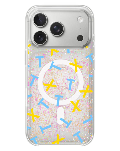 iPhone Glitter Case - TXT Monogram