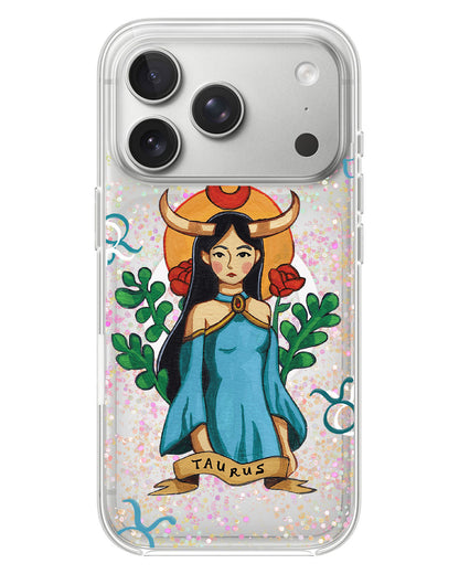 iPhone Glitter Case - Taurus