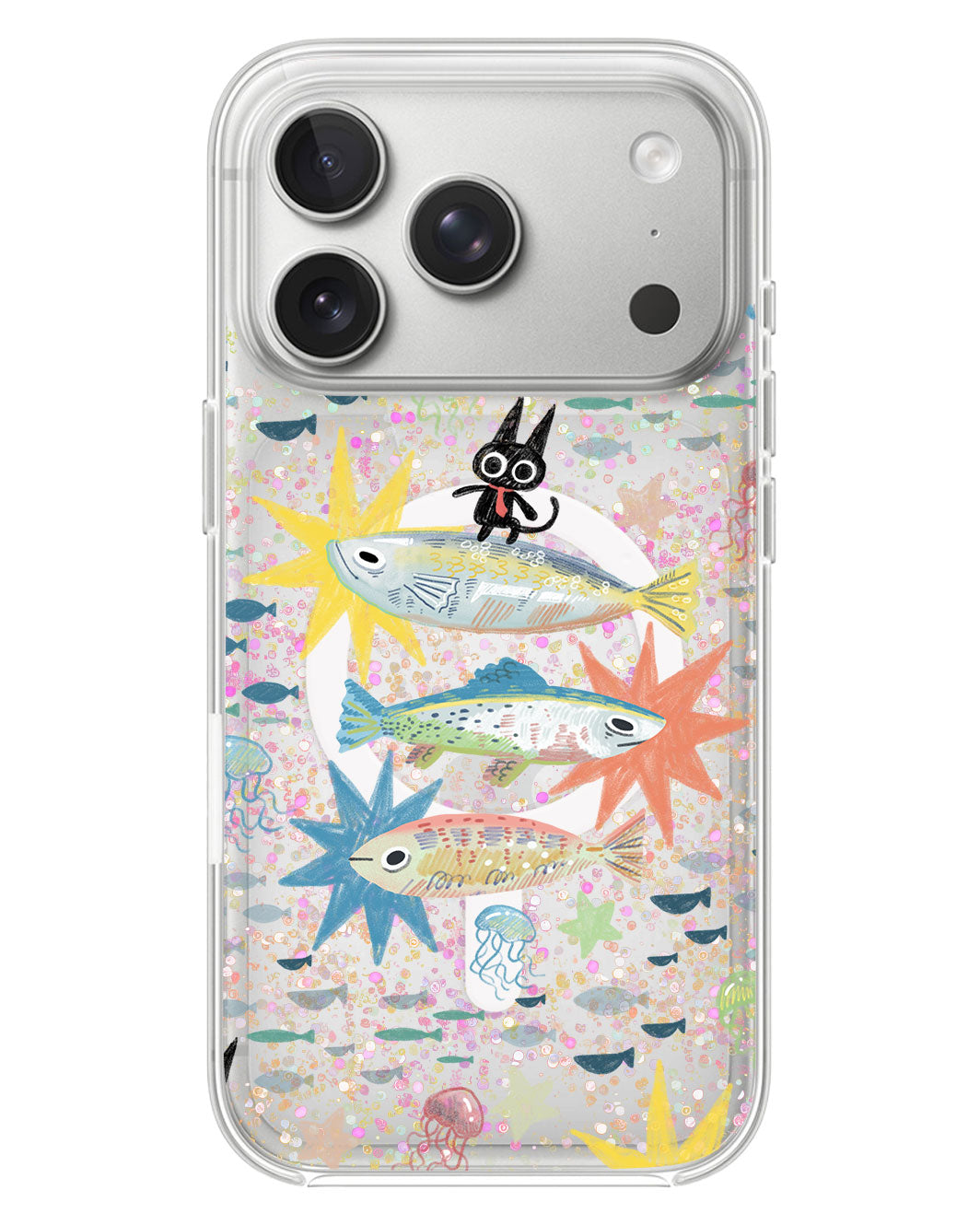 iPhone Glitter Case - The Fish Surfer