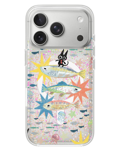 iPhone Glitter Case - The Fish Surfer