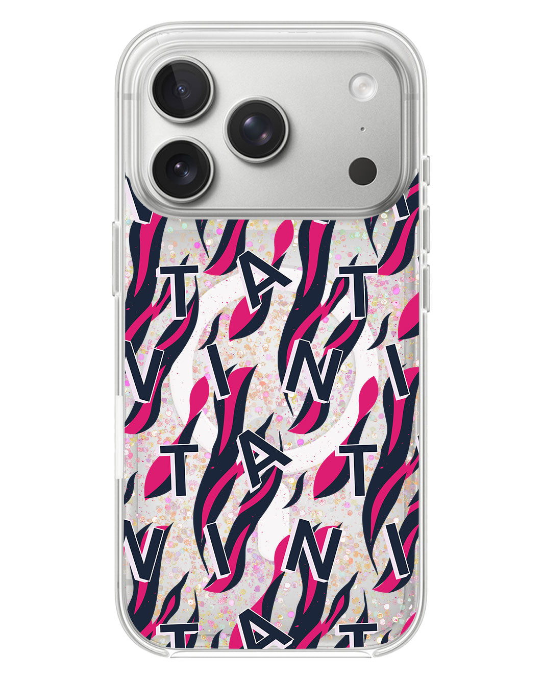 iPhone Glitter Case - Tiger Monogram 2.0