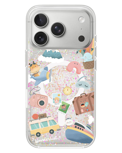 iPhone Glitter Case - Travel