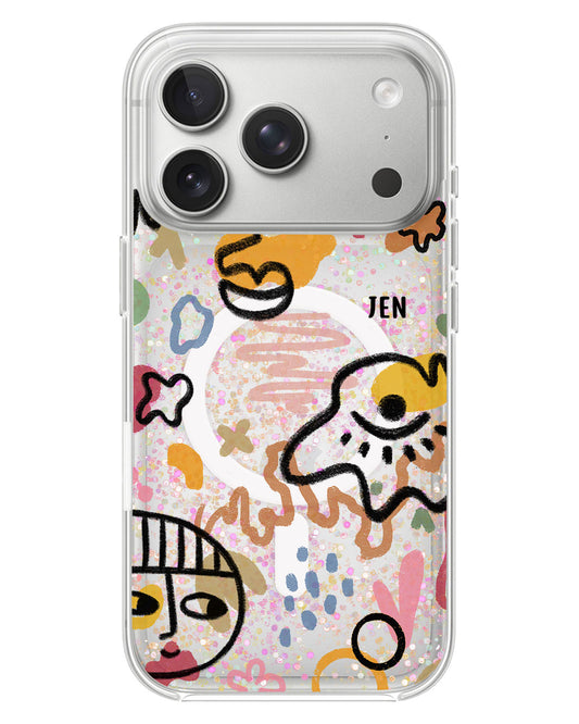 iPhone Glitter Case - Abstract 3.0